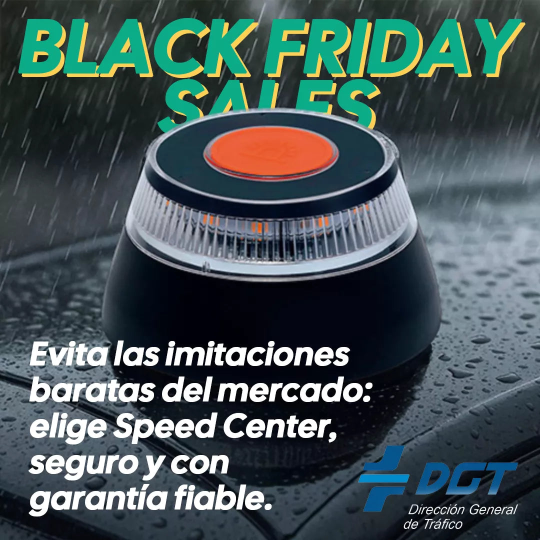 🚨DarkFairy Luz de Emergencia V16 Aprobada por la DGT con Geolocalización 3.0 – Señalización de Ubicación para Automóviles, Plan de Datos Incluido – Base Magnética IP54 – Cumple con la Normativa 2026.