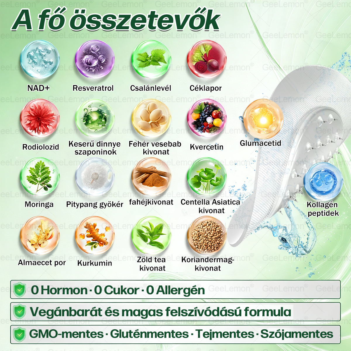 🌿Ajánlott a Semmelweis Kórház által · 👩‍⚕️BENU hivatalos üzlet| 🎁 𝐆𝐞𝑒𝐿𝑒𝐦𝐨𝐧® Glumasetide 8 az 1-ben Karcsú és Egészséges Nano Mikrotűs Tapasz 🇭🇺