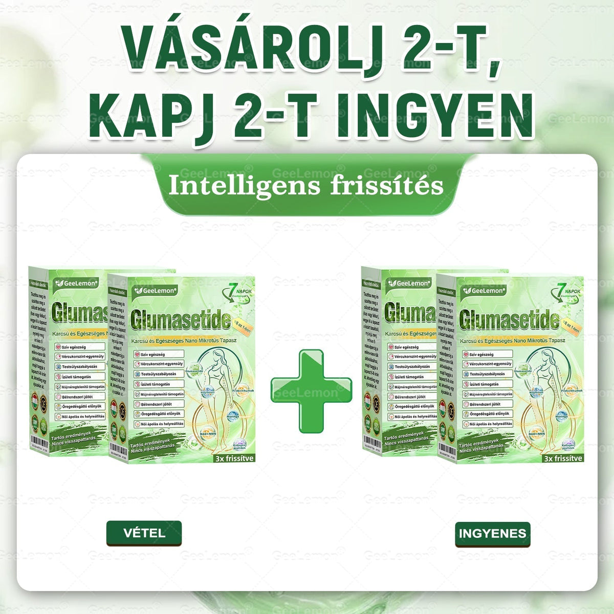 🌿Ajánlott a Semmelweis Kórház által · 👩‍⚕️BENU hivatalos üzlet| 🎁 𝐆𝐞𝑒𝐿𝑒𝐦𝐨𝐧® Glumasetide 8 az 1-ben Karcsú és Egészséges Nano Mikrotűs Tapasz 🇭🇺